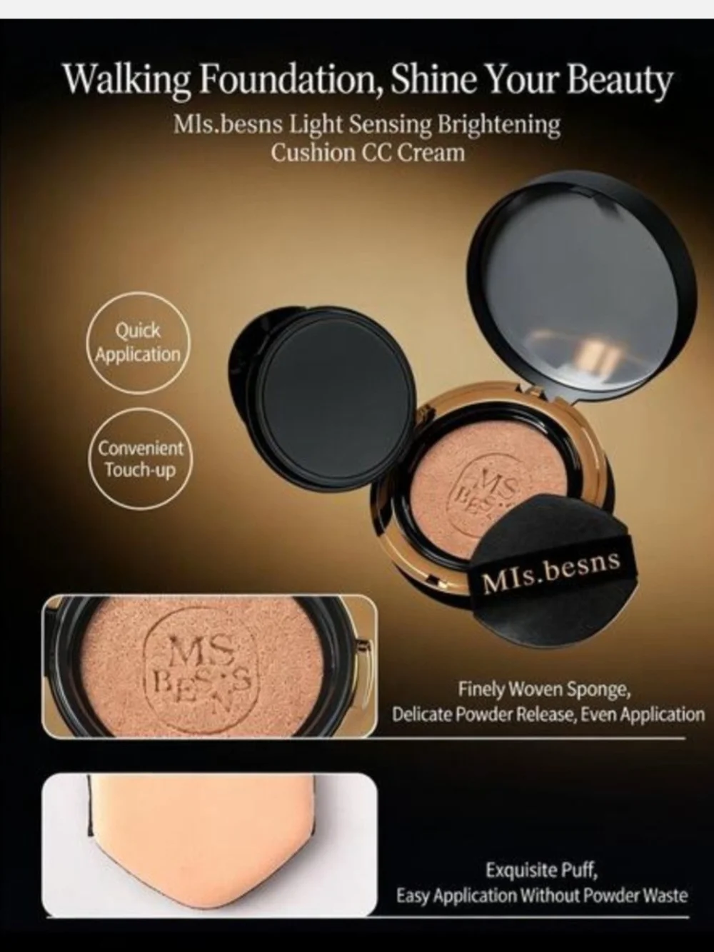 M1s.besns Air Cushion CC Cream Compact
